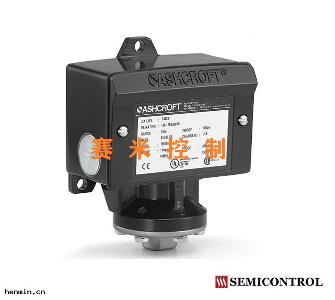 B423B雅斯科(kē)Ashcroft壓力開關